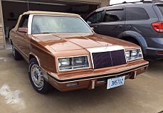 Chrysler Lebaron Classics For Sale Classics On Autotrader