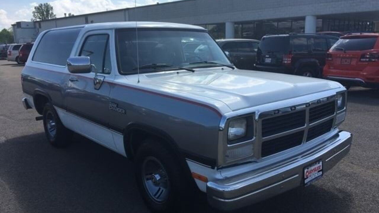 1992 Dodge Ramcharger 2WD for sale near Culpeper, Virginia 22701